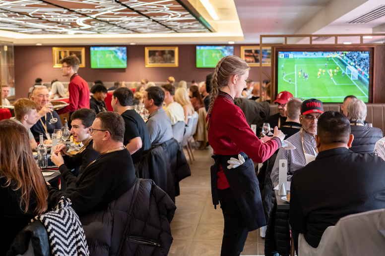 Vista da hospitality oficial Liverpool FC
