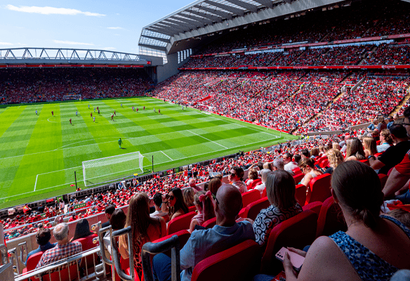 Liverpool FC Official Hospitality - anfield stadium view
